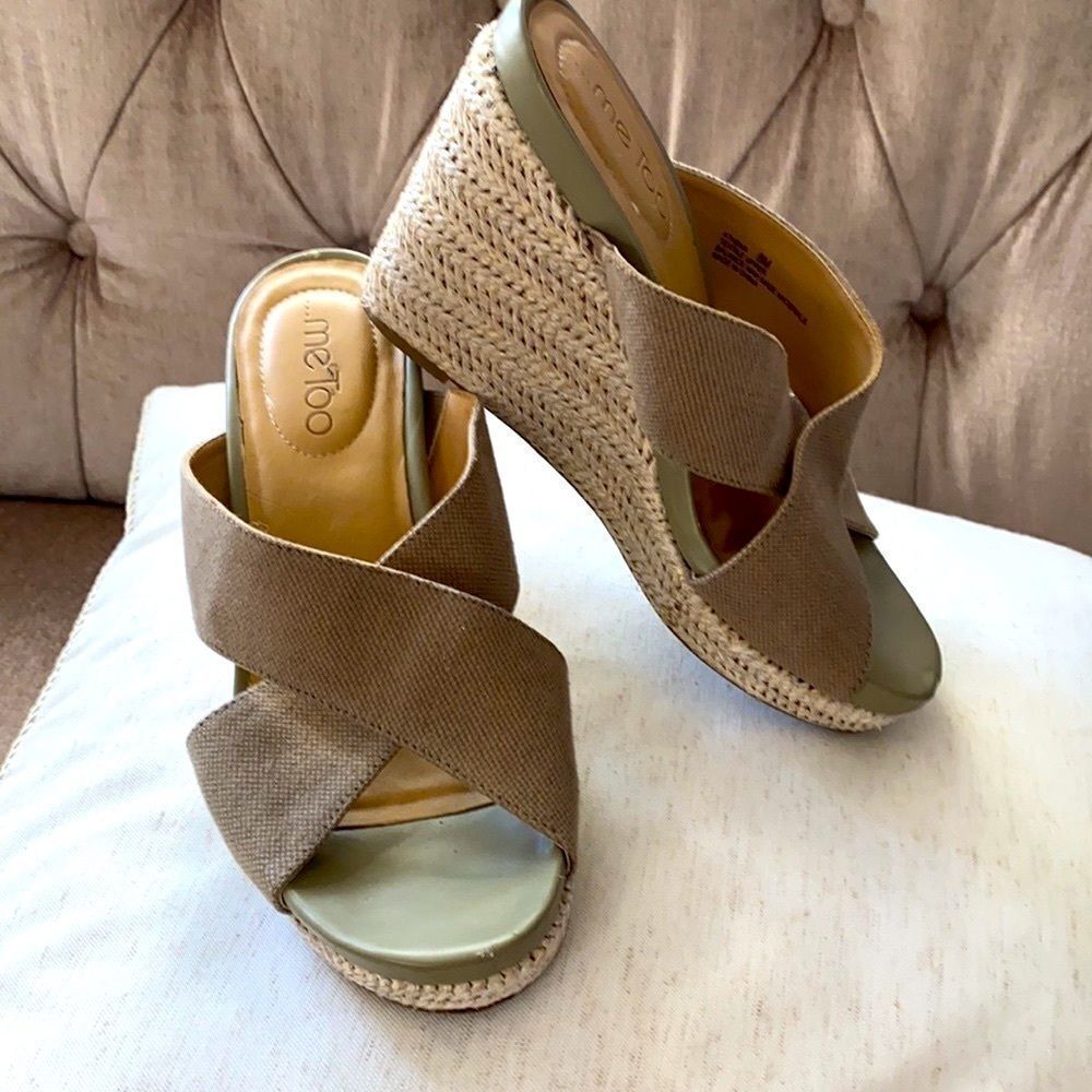Olive Green Wedges 
